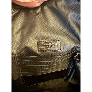 Buxton Black Leather Laptop Bag